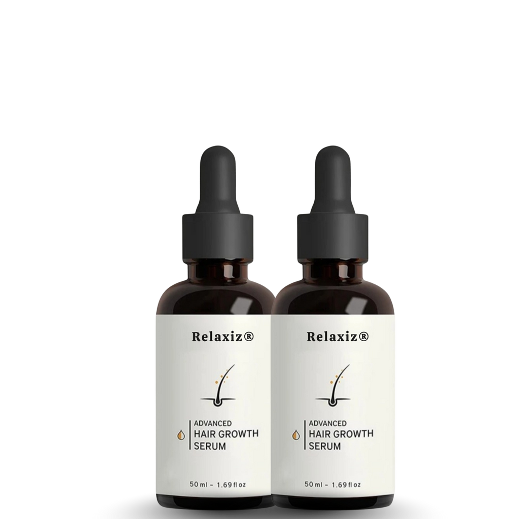 Relaxiz Hair Growth Oil double pack for 60-day hair regrowth treatment