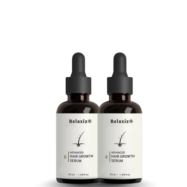 Relaxiz Hair Growth Oil double pack for 60-day hair regrowth treatment